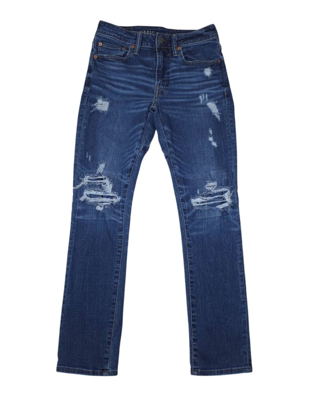 American Eagle AirFlex 360 Move-Free Slim Distressed Jeans Mens 28x30 Stretch
